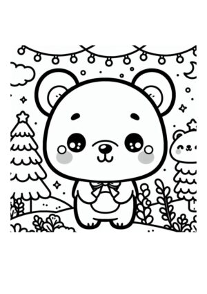 Eisbär Kawaii
