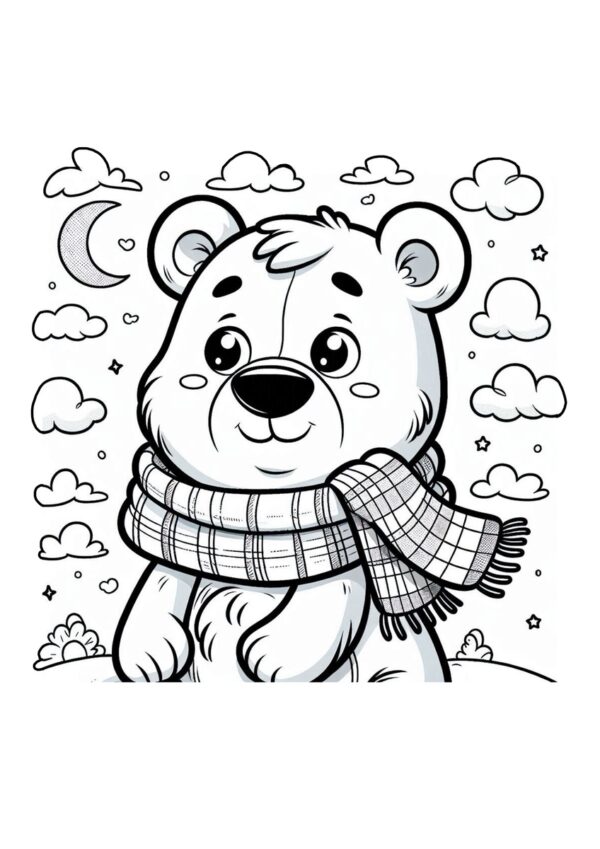 Eisbär im Winter
