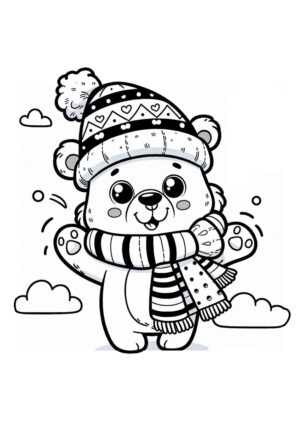 Fluffiger Eisbär