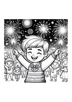 Neujahr Countdown