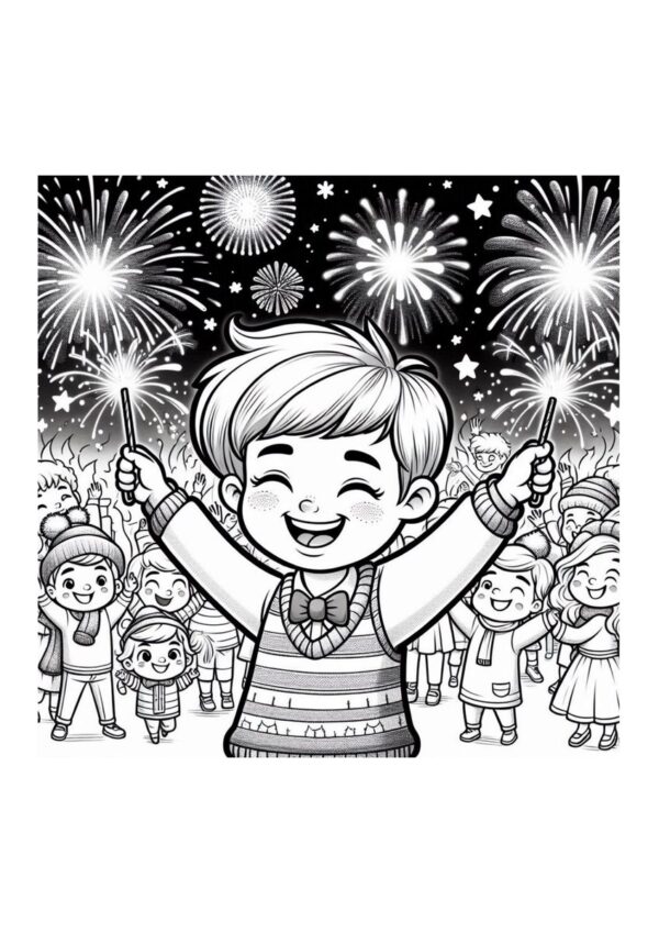 Neujahr Countdown