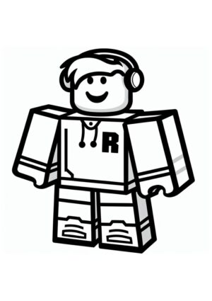 Roblox Avatar Ausmalbild