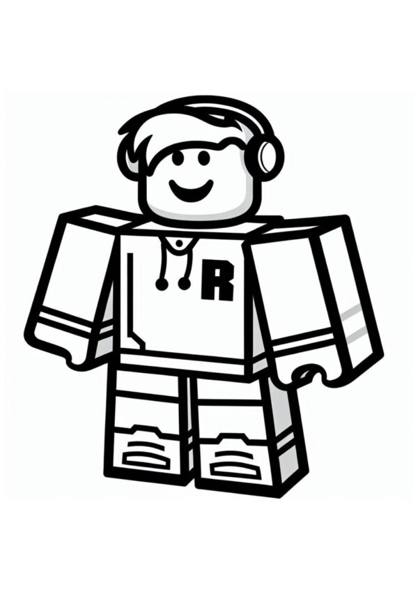 Roblox Avatar Ausmalbild