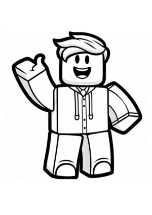 Roblox Avatar Malvorlage
