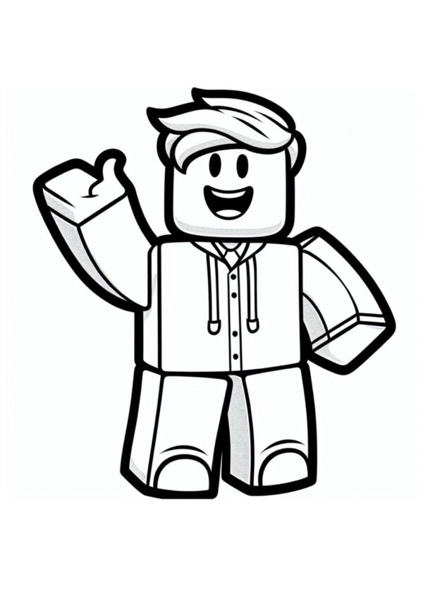 Roblox Avatar Malvorlage