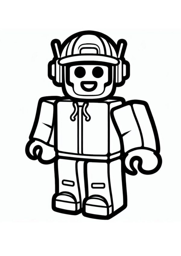 Roblox Charakter Ausmalbild
