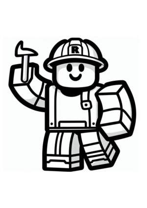 Roblox Charakter Malvorlage