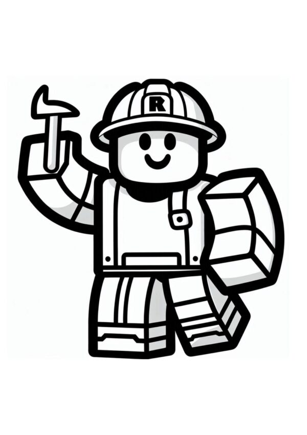 Roblox Charakter Malvorlage
