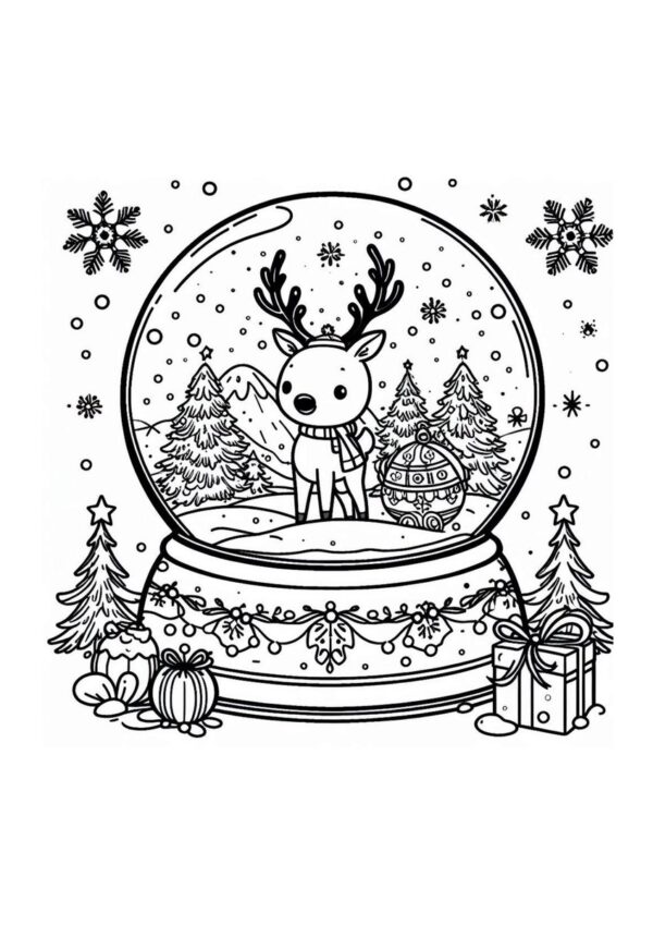 Schneekugel Rudolph