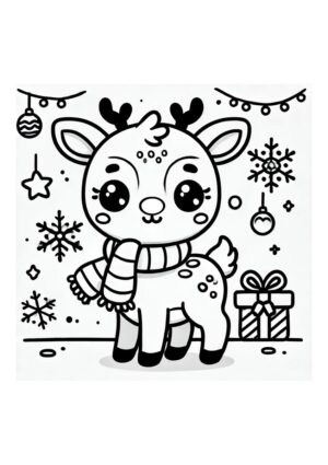 Süßer Rudolph Kawaii