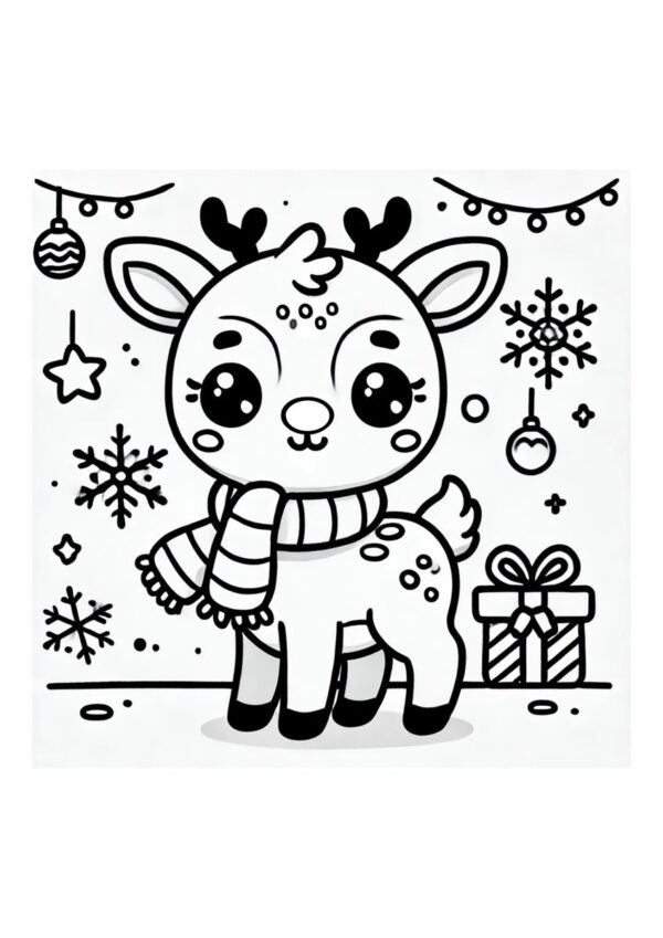 Süßer Rudolph Kawaii