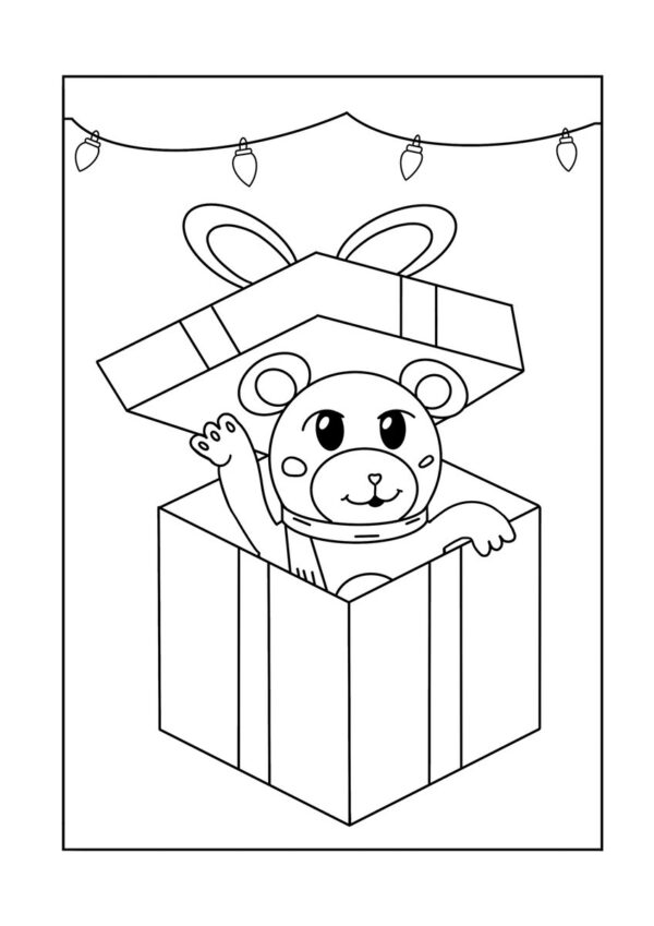 Teddybär Weihnachtsgeschenk