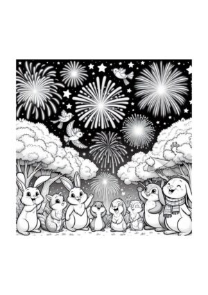 Tiere an Silvester