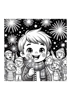 Wunderkerze Silvester