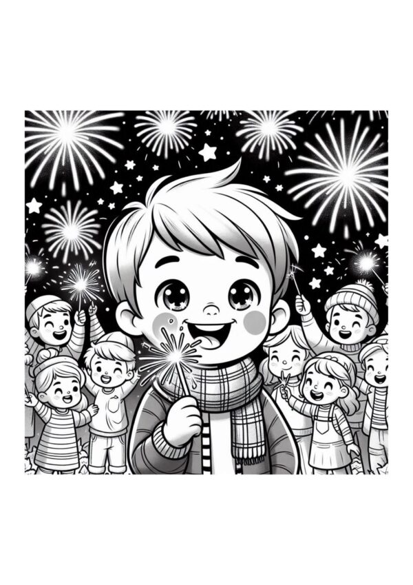 Wunderkerze Silvester