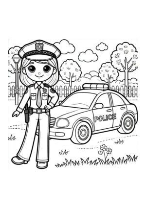 Hübsche Polizistin