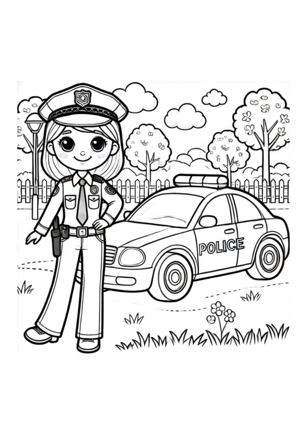 Hübsche Polizistin