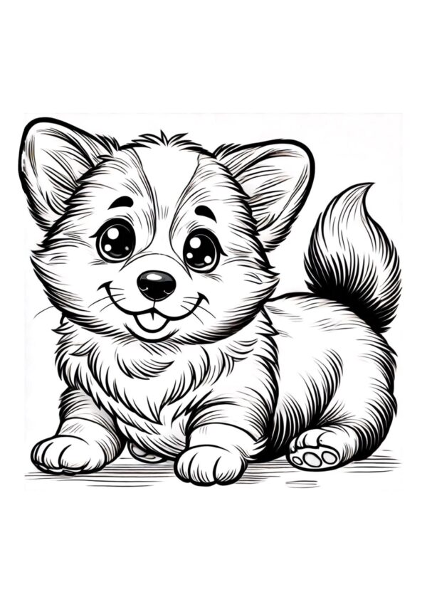Junger Corgi Welpe