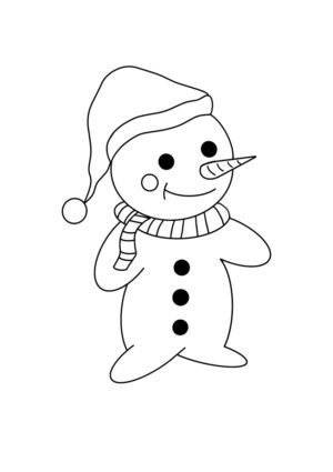 Netter Schneemann
