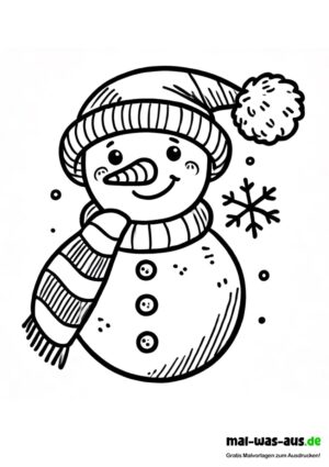 Schneemann Winter