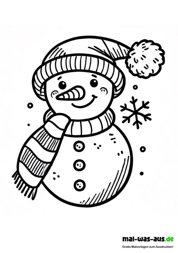 Schneemann Winter