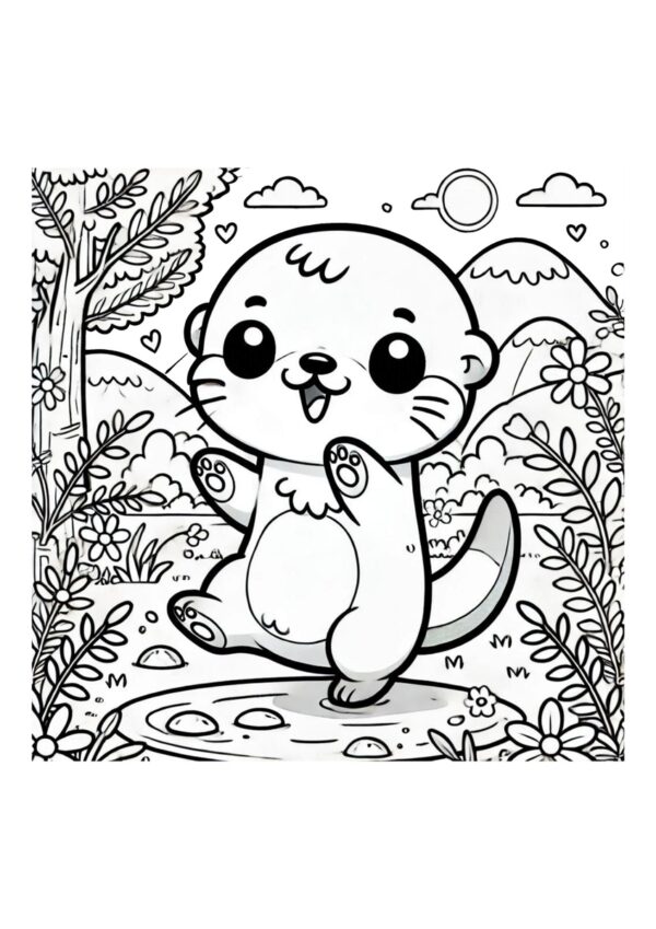 Kleiner Baby Otter Kawaii