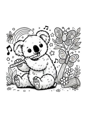 Koala macht Musik