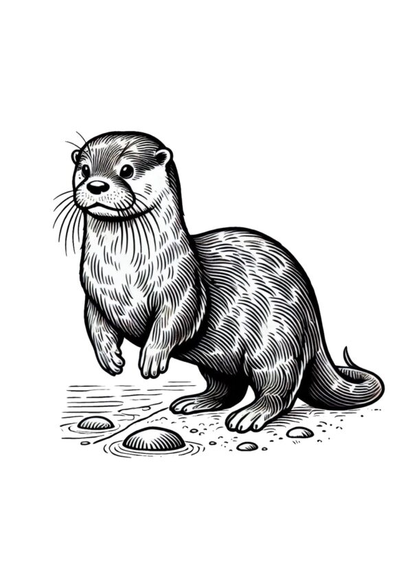 Otter Malvorlage