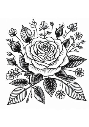 Rosen Blüte