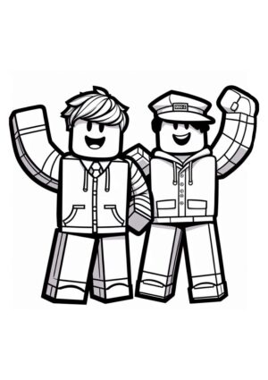 Zwei Jungs in Roblox
