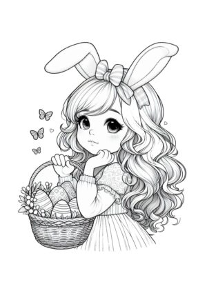 Mädchen mit Hasenohren Bunny Ears
