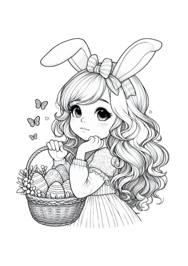 Mädchen mit Hasenohren Bunny Ears