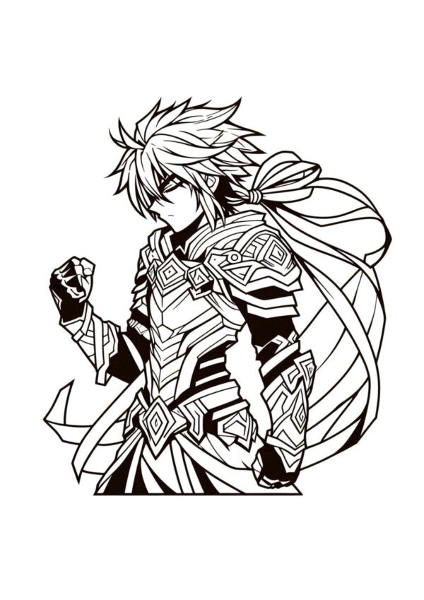 Dunkler Anime Held